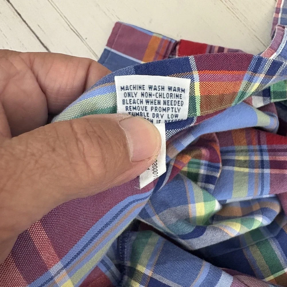 Ralph Lauren Plaid Button Down Shirt Mens XL